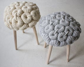 克萊爾·針織彩球凳子 英國紡織品設計的藝術與創(chuàng)新